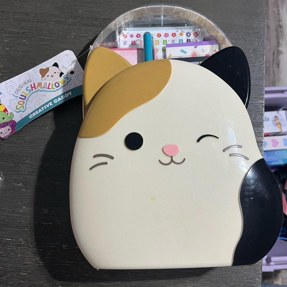 Squish mellow cat creativity caddy